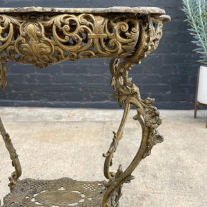 Vintage Aluminum Tier Side Table, c.1970’s