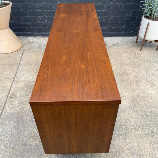 Mid-Century Modern Walnut 9-Drawer Dresser, c.1960’s