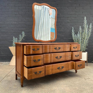 Vintage French Provincial Dresser 9dr, c.1960’s