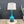 Mid-Century Modern Blue Glazed Ceramic Table Lamp, c.1960’s