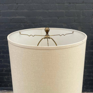 Vintage Accent Brass Floor Lamp, 1940’s