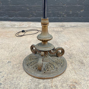 Vintage Accent Brass Floor Lamp, 1940’s