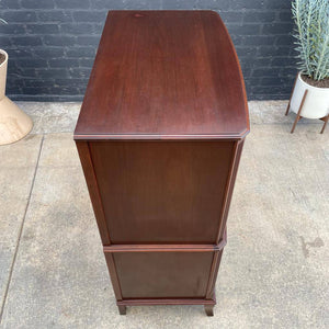 Antique Federal Style Mahogany Highboy Chest of Drawers, 1950’s