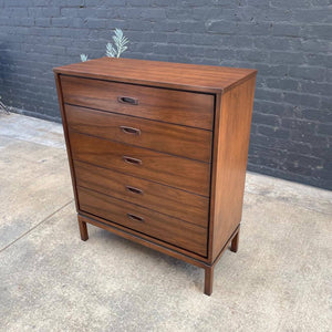 Mid-Century Modern Walnut Highboy Chest of Drawers, c.1960’s