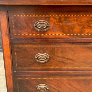 Antique Mahogany Federal Display Cabinet Hutch, c.1950’s