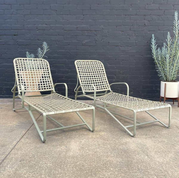 Pair of Vintage Adjustable Patio Chairs by Brown Jordan, c.1960’s