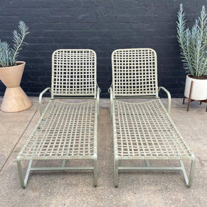 Pair of Vintage Adjustable Patio Chairs by Brown Jordan, c.1960’s