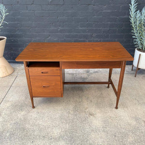 Mid-Century Modern Walnut Desk with Formica Wood Top, c.1960’s