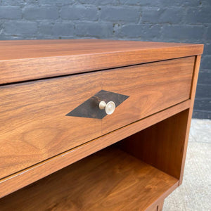 Pair of Mid-Century Modern Walnut Night Stands by Basic Witz Furniture, c.1960’s