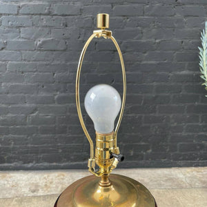 Vintage Italian Murano Tortoise Shell Glass Table Lamp, c.1960’s