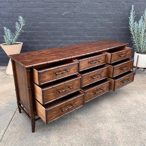 Vintage Hollywood Regency Faux Bamboo Dresser by Century Furniture, c.1960’s