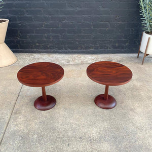 Pair of Mid-Century Modern Rosewood Side Tables, c.1960’s