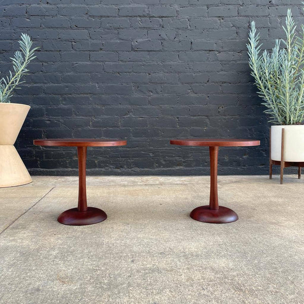 Pair of Mid-Century Modern Rosewood Side Tables, c.1960’s
