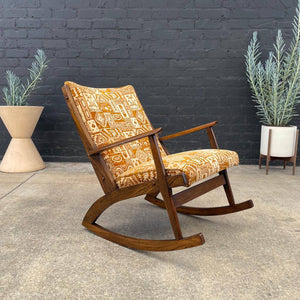 Vintage Mid-Century Modern Sculpted Rocking Chair