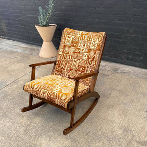 Vintage Mid-Century Modern Sculpted Rocking Chair