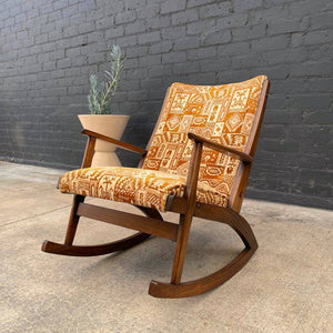 Vintage Mid-Century Modern Sculpted Rocking Chair