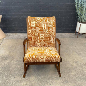 Vintage Mid-Century Modern Sculpted Rocking Chair