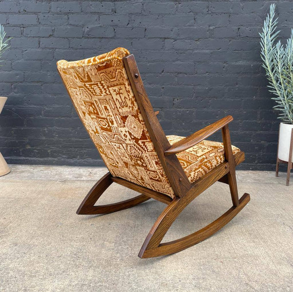 Vintage Mid-Century Modern Sculpted Rocking Chair