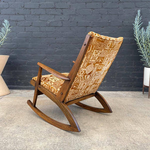 Vintage Mid-Century Modern Sculpted Rocking Chair
