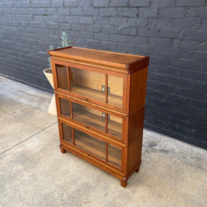 Vintage Barristers Oak Stackable Bookcase by Viking