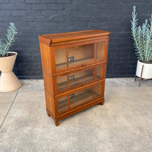 Vintage Barristers Oak Stackable Bookcase by Viking