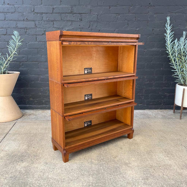 Vintage Barristers Oak Stackable Bookcase by Viking