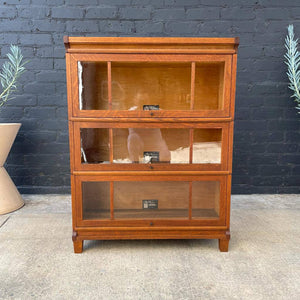 Vintage Barristers Oak Stackable Bookcase by Viking