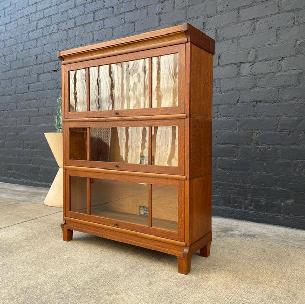 Vintage Barristers Oak Stackable Bookcase by Viking