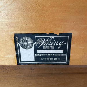 Vintage Barristers Oak Stackable Bookcase by Viking