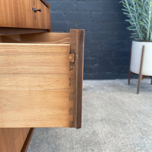 Mid-Century Modern Walnut Highboy Chest of Drawers by Kroehler, c.1960’s