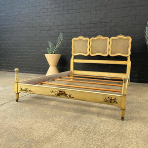 Hollywood Regency Style Full-Size Bed Frame, c.1960’s