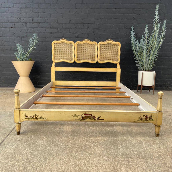 Hollywood Regency Style Full-Size Bed Frame, c.1960’s