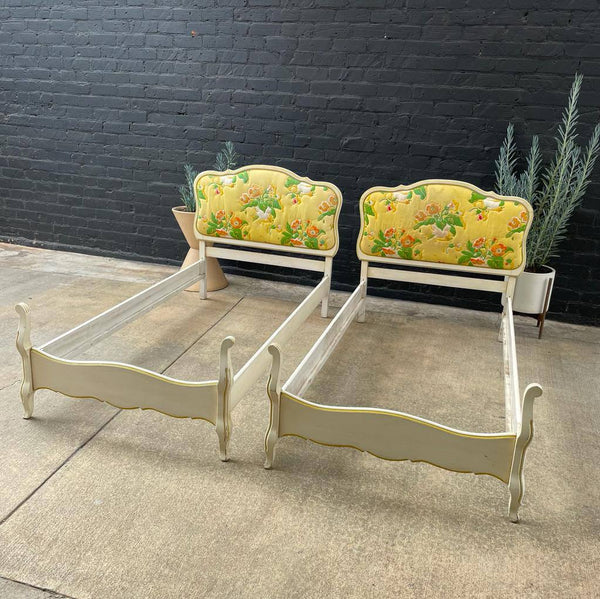 Pair of Vintage Full-Size Bed Frames, c.1960’s