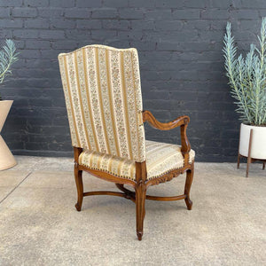 Antique Carved Arm Lounge Chair, 1960’s