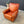 Vintage Cognac Leather Reclining Lounge Chair with Footrest