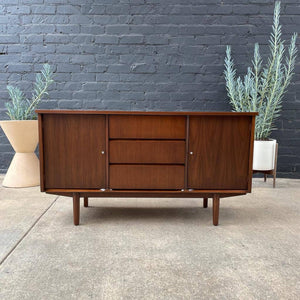 Mid-Century Modern Walnut Credenza by Stanley Furniture, c.1960’s