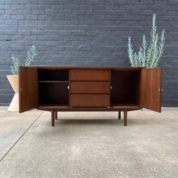Mid-Century Modern Walnut Credenza by Stanley Furniture, c.1960’s