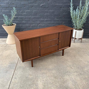 Mid-Century Modern Walnut Credenza by Stanley Furniture, c.1960’s