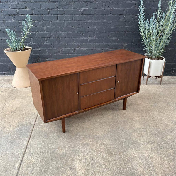 Mid-Century Modern Walnut Credenza by Stanley Furniture, c.1960’s