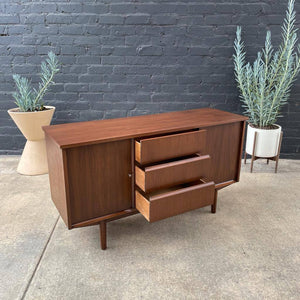Mid-Century Modern Walnut Credenza by Stanley Furniture, c.1960’s