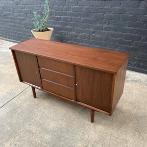 Mid-Century Modern Walnut Credenza by Stanley Furniture, c.1960’s