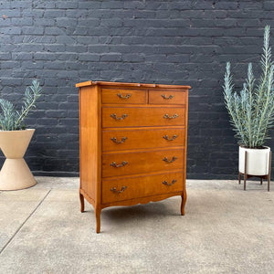 Vintage French Provincial Style Highboy Dresser, c.1950’s
