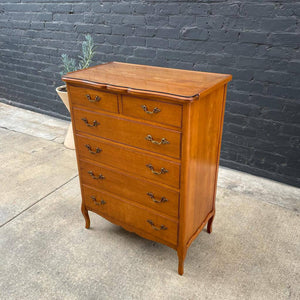 Vintage French Provincial Style Highboy Dresser, c.1950’s
