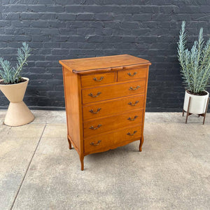 Vintage French Provincial Style Highboy Dresser, c.1950’s