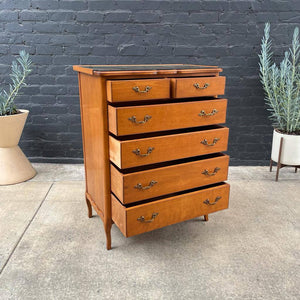 Vintage French Provincial Style Highboy Dresser, c.1950’s