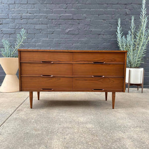 Vintage Mid-Century Modern Walnut Dresser, c.1960’s