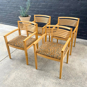 Set of 4 Vintage “Ricchio” Knoll Dining Chairs, c.1990’s