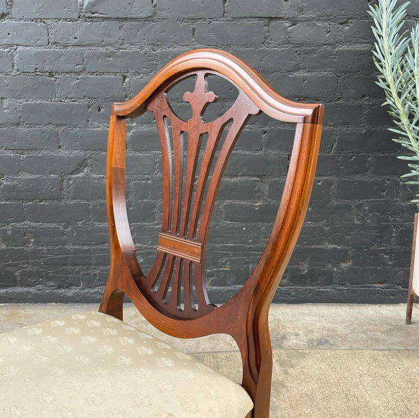 Set of 6 Antique Mahogany Dining Chairs, c.1950’s