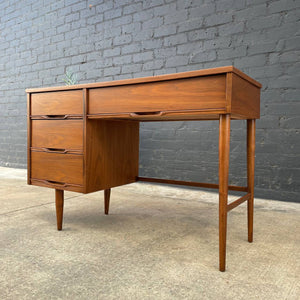 Mid-Century Modern Walnut Writing Desk, c.1960’s