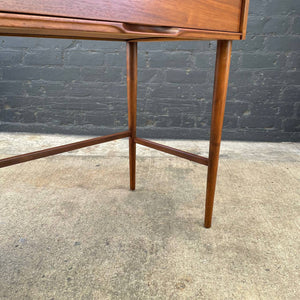 Mid-Century Modern Walnut Writing Desk, c.1960’s